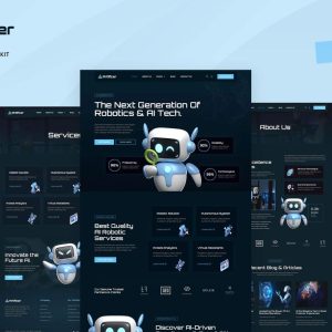 Artificer - Robotics & AI Elementor Pro Template Kit