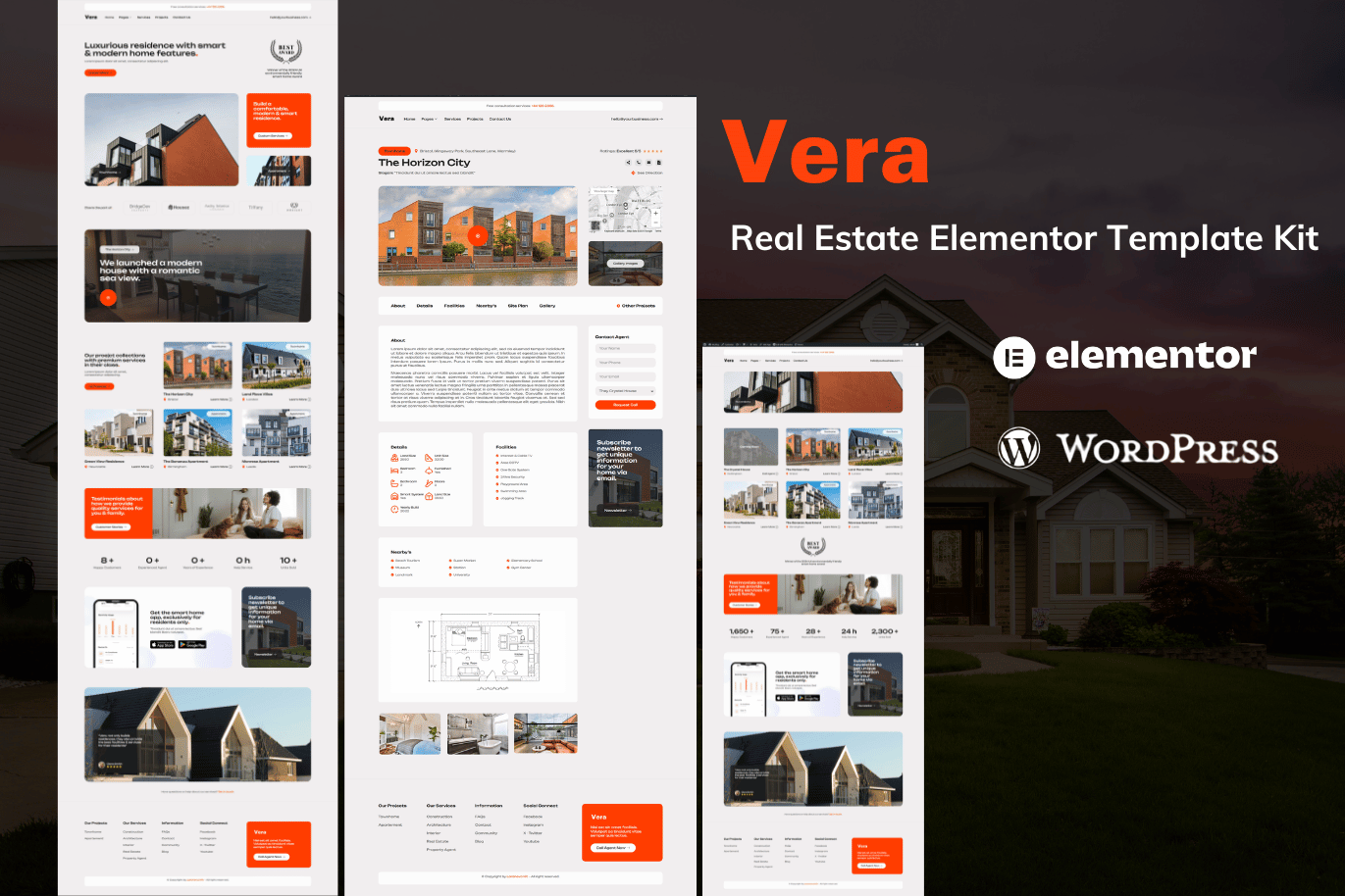 Vera – Real Estate Elementor Template Kit